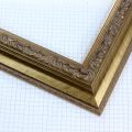 The 2 " Reverse with Compo Panel in Gold features a deep, traditional profile with ornate embossed detailing that adds richness and dimension to artwork or photography. Its deep gold finish and classic decorative edge create a refined presentation suited for both contemporary and traditional displays.
2 " width: ideal for medium- to large-size images. The detailed nature of this frame makes it suitable for bright or busy paintings or photographs. It may overpower simpler images.