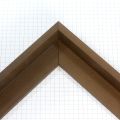 This floater frame features a soft grey wood finish with warm undertones and a natural, visible grain. With a 1 1/16 " depth, it offers a modern floating effect that pairs beautifully with both neutral and colorful artworks for a balanced, contemporary presentation.