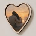 Heart Couple Sunset