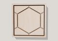 Rectangle Hexagon Natural 7 Panel
